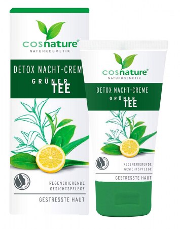 Cosnature Naturkosmetik - Detox Night Cream Green Tea