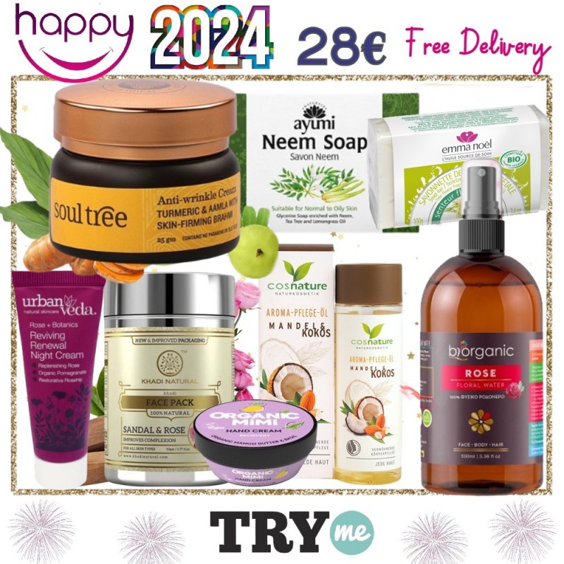 SOLD OUT! Organic Beauty Box - Happy 2024 Try Me Kit