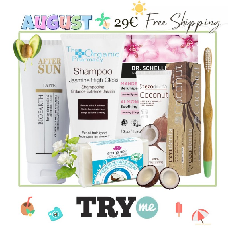 SOLD OUT Organic Beauty Box! August Try Me Kit