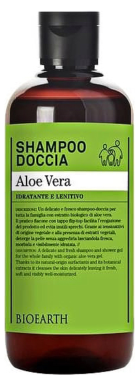 BIOEARTH Family - 3in1 Shampoo & Body Wash Aloe Vera