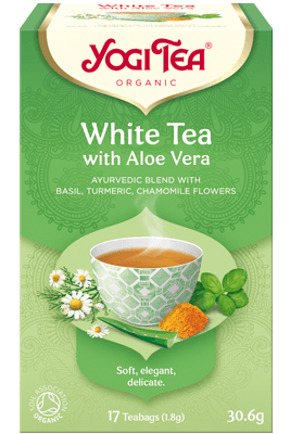 Yogi Organic Tea - White Tea with Aloe Vera
