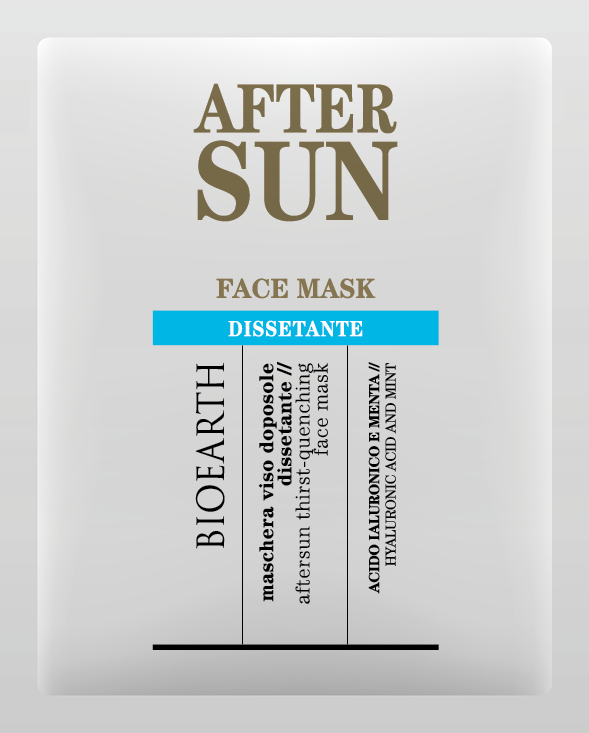 BIOEARTH Sun - Aftersun Thirst-Quenching Face Mask