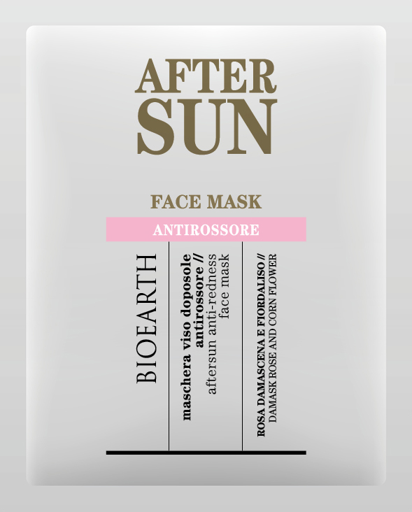 BIOEARTH Sun - Aftersun Anti-Redness Face Mask