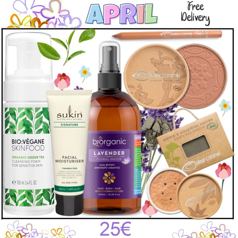 SOLD OUT! Organic April Beauty Box 25€
