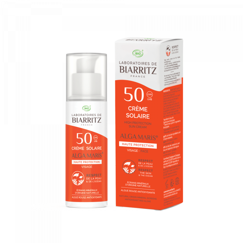 Algamaris - SPF50 Face Sunscreen Certified Organic