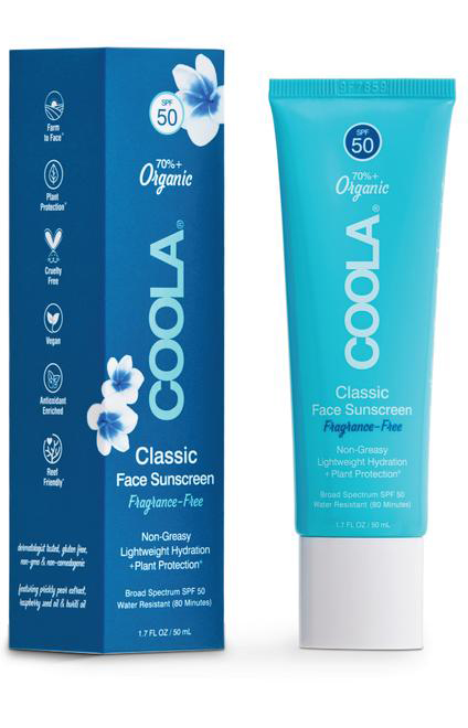 Coola Suncare - Organic Face Sunscreen SPF50 Fragrance Free