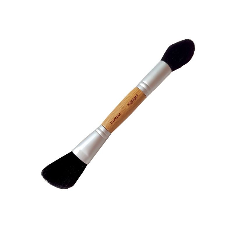 Couleur Caramel MakeUp Accessories - Dual-ended Contouring Brush No. 16