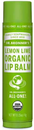 Dr. Bronner's - Organic Lip Balm with Lemon & Lime