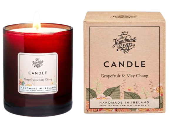 The Handmade Soap Company Grapefruit & May Chang Soy Candle