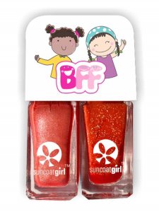 SunCoat Girl Natural Nail Care KIDS - BFF Duo Nail Polish Sets CUTIES