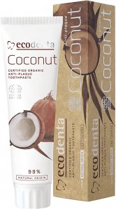 Ecodenta - Anti-plaque Toothpaste with Coconut Oil and Zinc Salt 