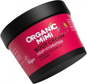 Organic Mimi Body Cream Deep Hydrating Almond & Cherry