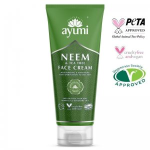 Ayumi - Neem - Ινδική Πασχαλιά - & Tea Tree oil Face Cream