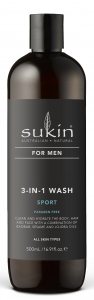 Sukin Naturals MEN - 3-IN-1 Sport Body, Hair And Face Wash