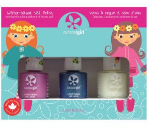 SunCoat Girl Natural Nail Care KIDS - Mermaid Princess - Natural Nail Polish Set