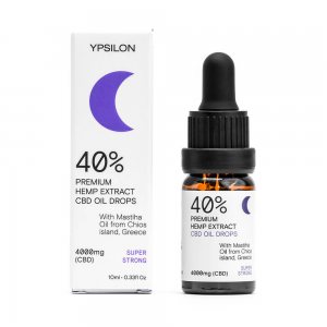 YPSILON 40% (4000mg) “SUPER STRONG” Premium Hemp Extract Drops with Chios Mastiha Oil