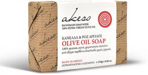 Akeso - Cinnamon & Pink Clay Olive Oil Soap