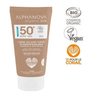 Alphanova Face - Light tinted sun cream Spf50+ Dore