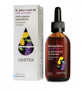 Dimitra Balsam - Organic St. John's Wort Oil with Lavender