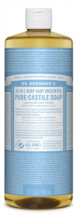 Dr. Bronner's - Unscented Baby-Mild Castile Liquid Soap