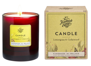 The Handmade Soap Company Lemongrass & Cedarwood Soy Candle