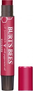 Burt's Bees - Lip Shimmer Rhubarb / Βάλσαμο Χειλιών Λάμψης
