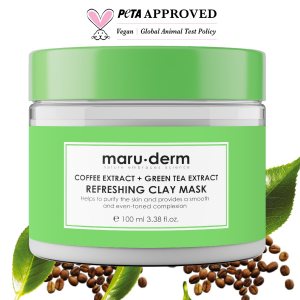Maruderm Coffee Extract + Green Tea Extract Refreshing Clay Mask