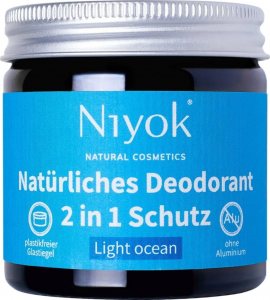 Niyok Light Ocean Deodorant Cream - Aluminum Free Deodorant