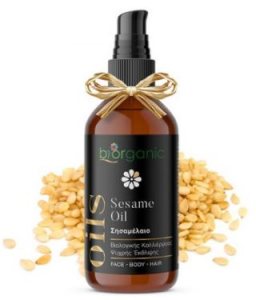 Biorganic - Organic Sesame Oil, Cold Pressed 
