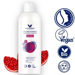 Cosnature Naturkosmetik - Volume Shampoo Pomegranate Fine Hair Organic