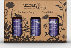 Urban Veda Radiance Body Ritual Travel Set